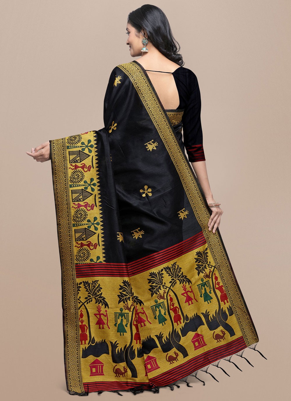 Woven Raw Silk Saree - S11865