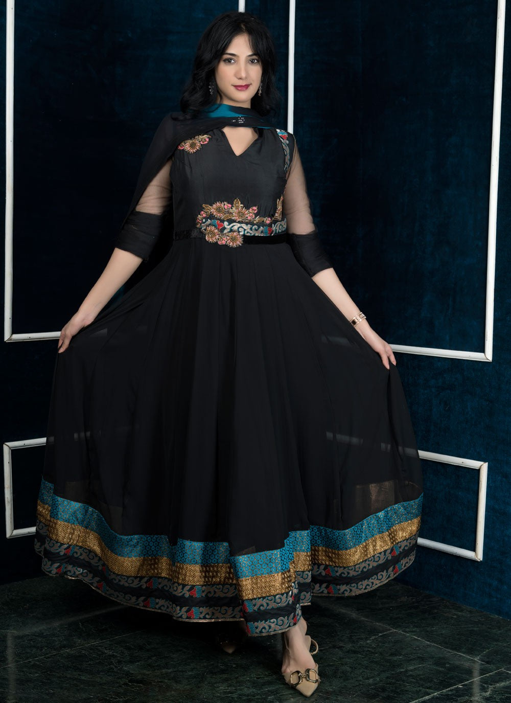 Georgette Salwar Suit - T3918