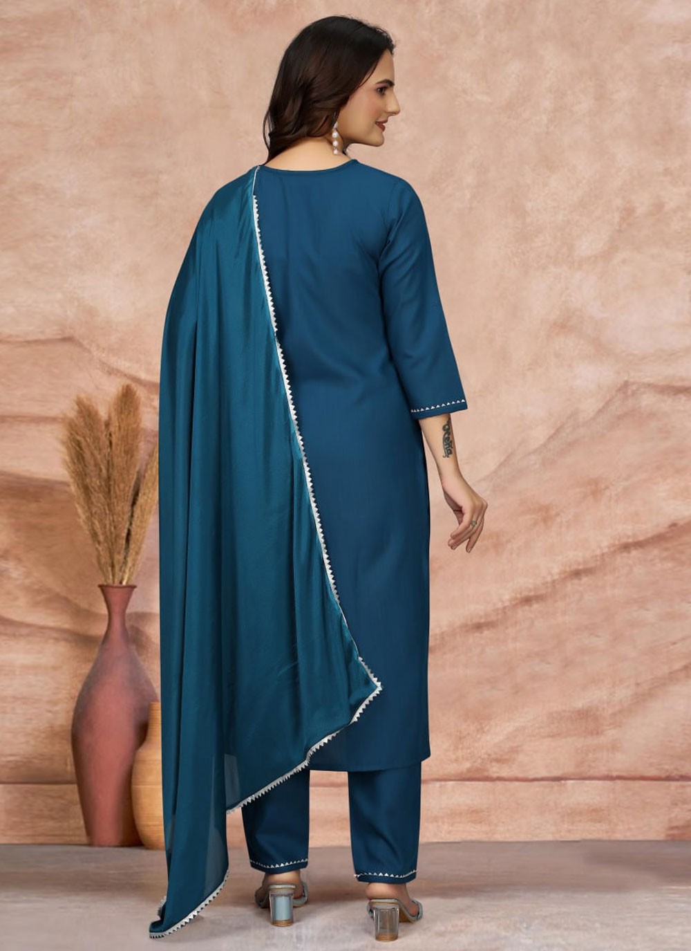 Blended Cotton Salwar Suit - T3645