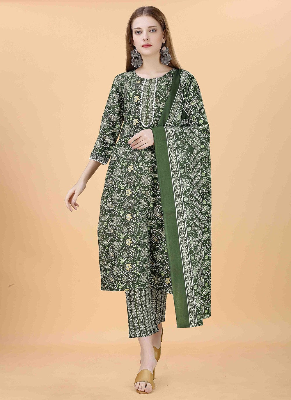 Blended Cotton Salwar Suit - T2109