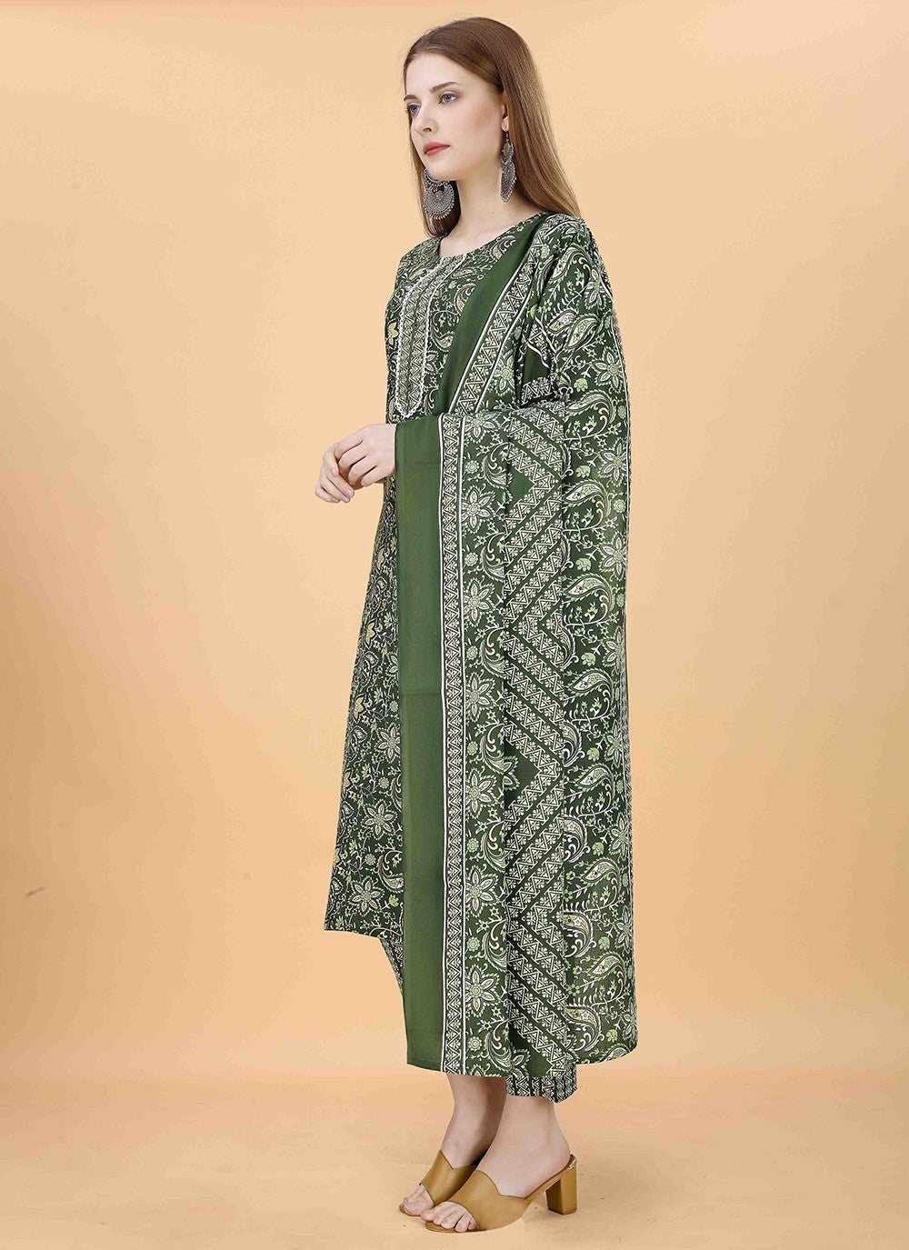 Blended Cotton Salwar Suit - T2109