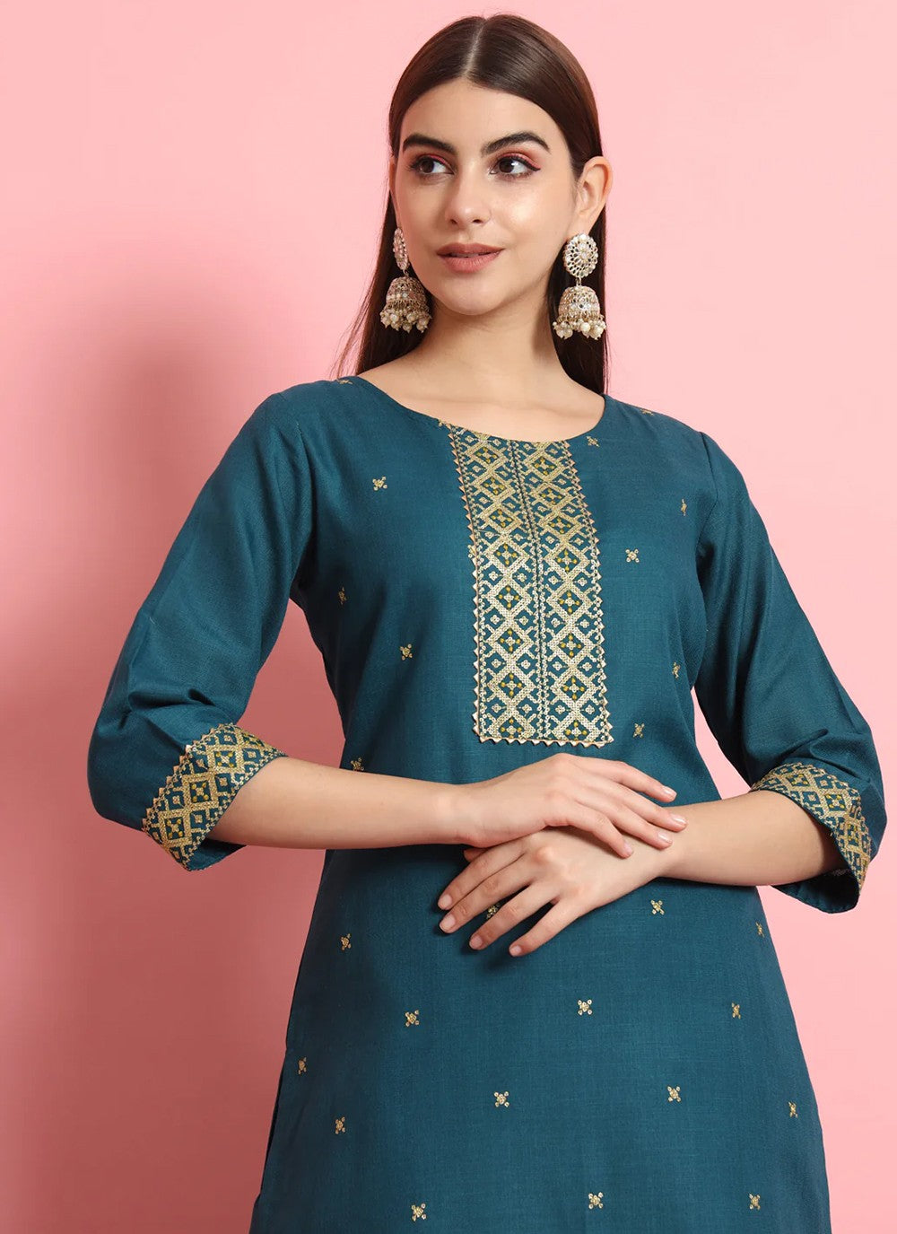 Blended Cotton Salwar Suit - T2016