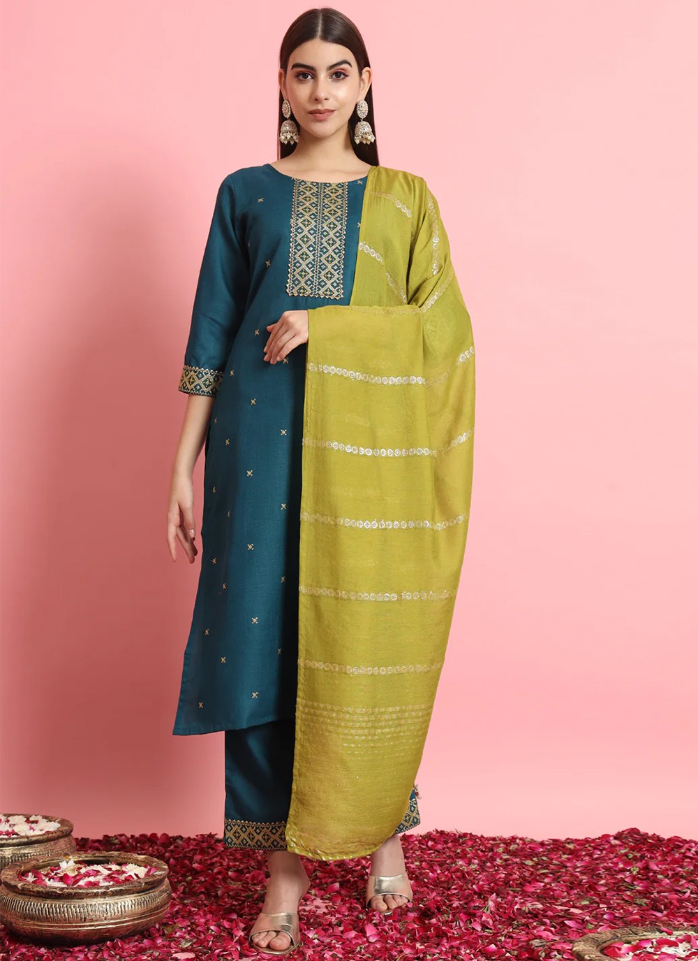 Blended Cotton Salwar Suit - T2016