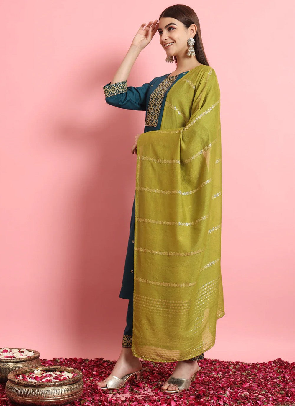 Blended Cotton Salwar Suit - T2016