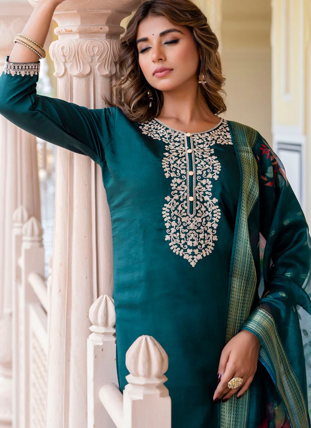 Rayon, Viscose Salwar Suit - T3959