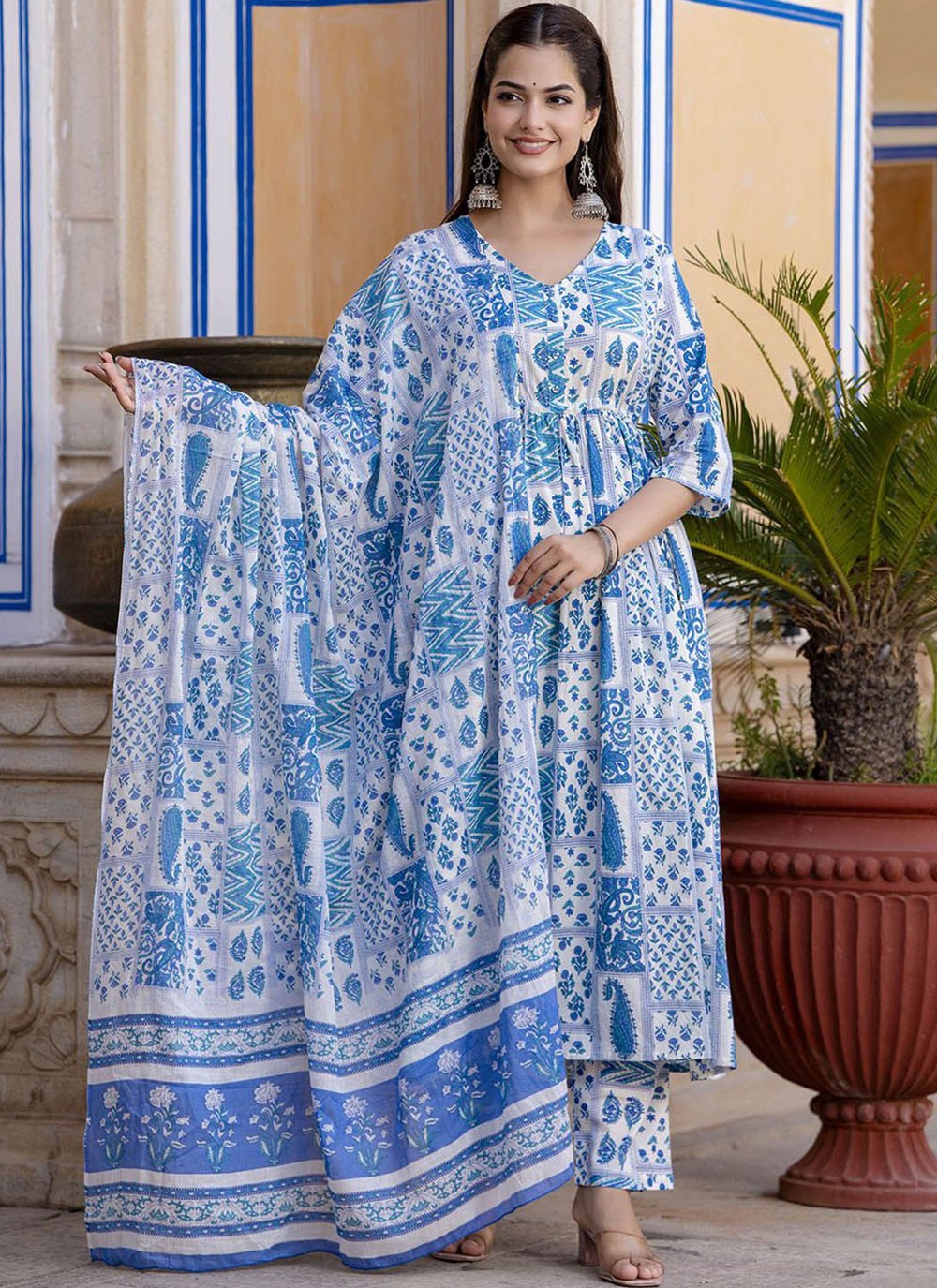 Cotton Salwar Suit - T3735