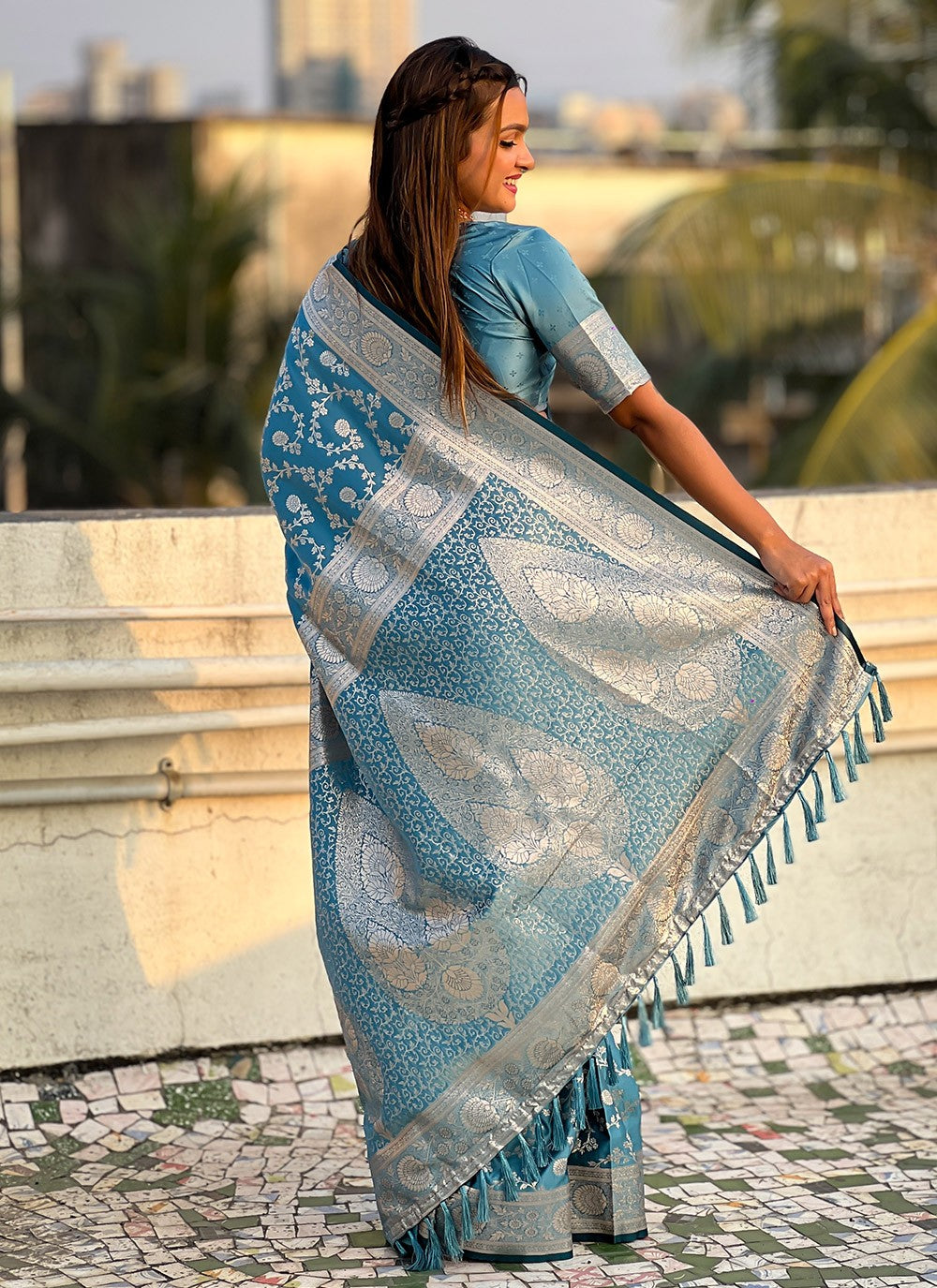 Traditional Woven Banarasi Silk Saree - S10347