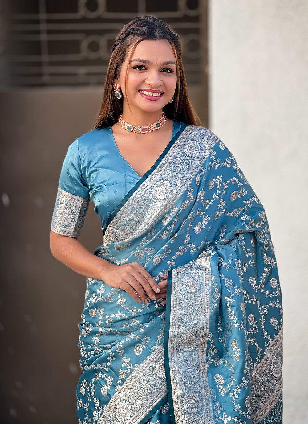 Traditional Woven Banarasi Silk Saree - S10347