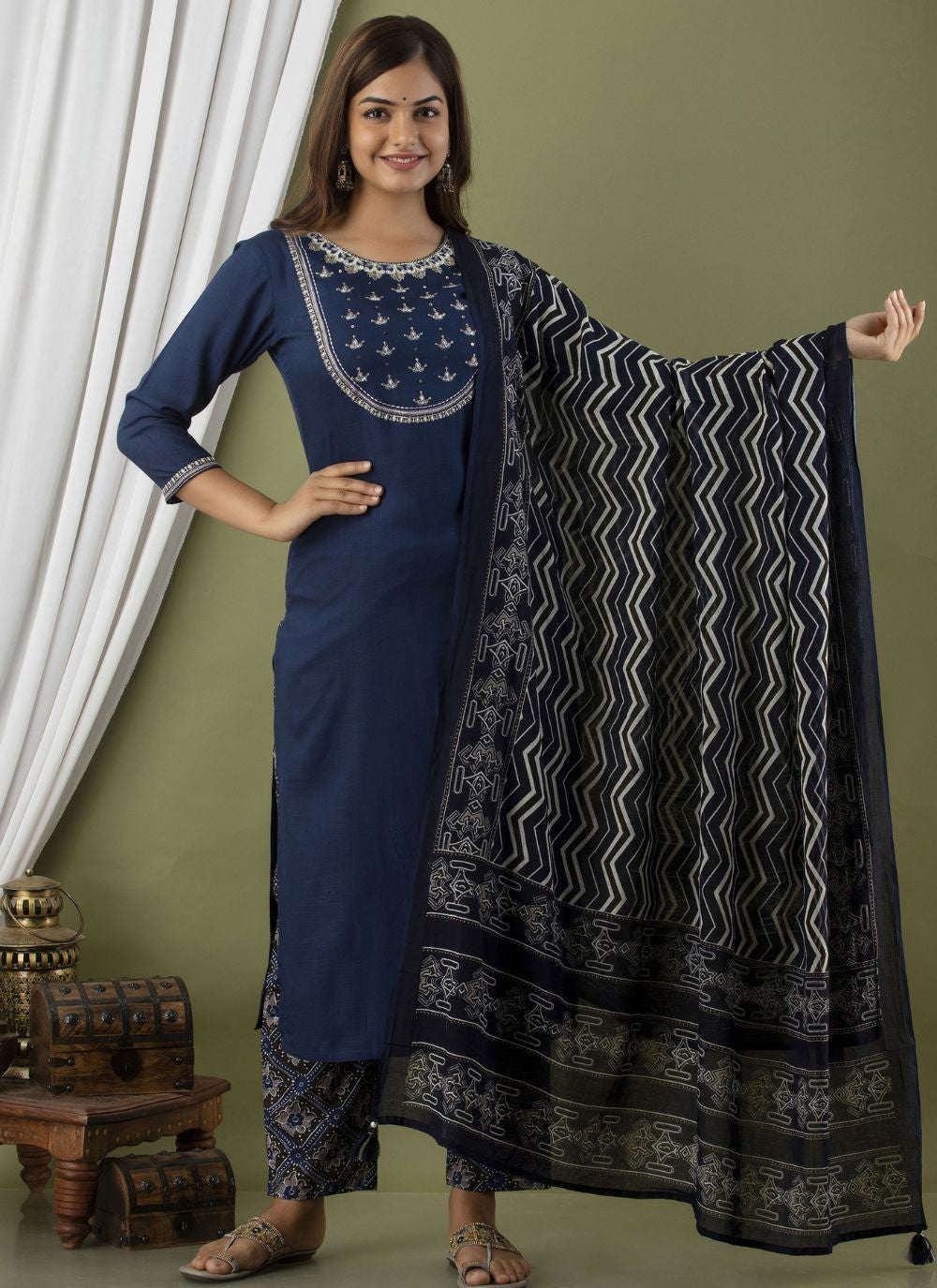 Cotton Salwar Suit - T1763