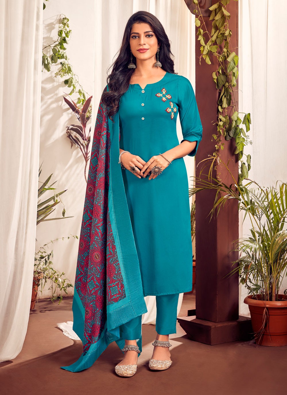 Cotton Pant Style Suit - T651