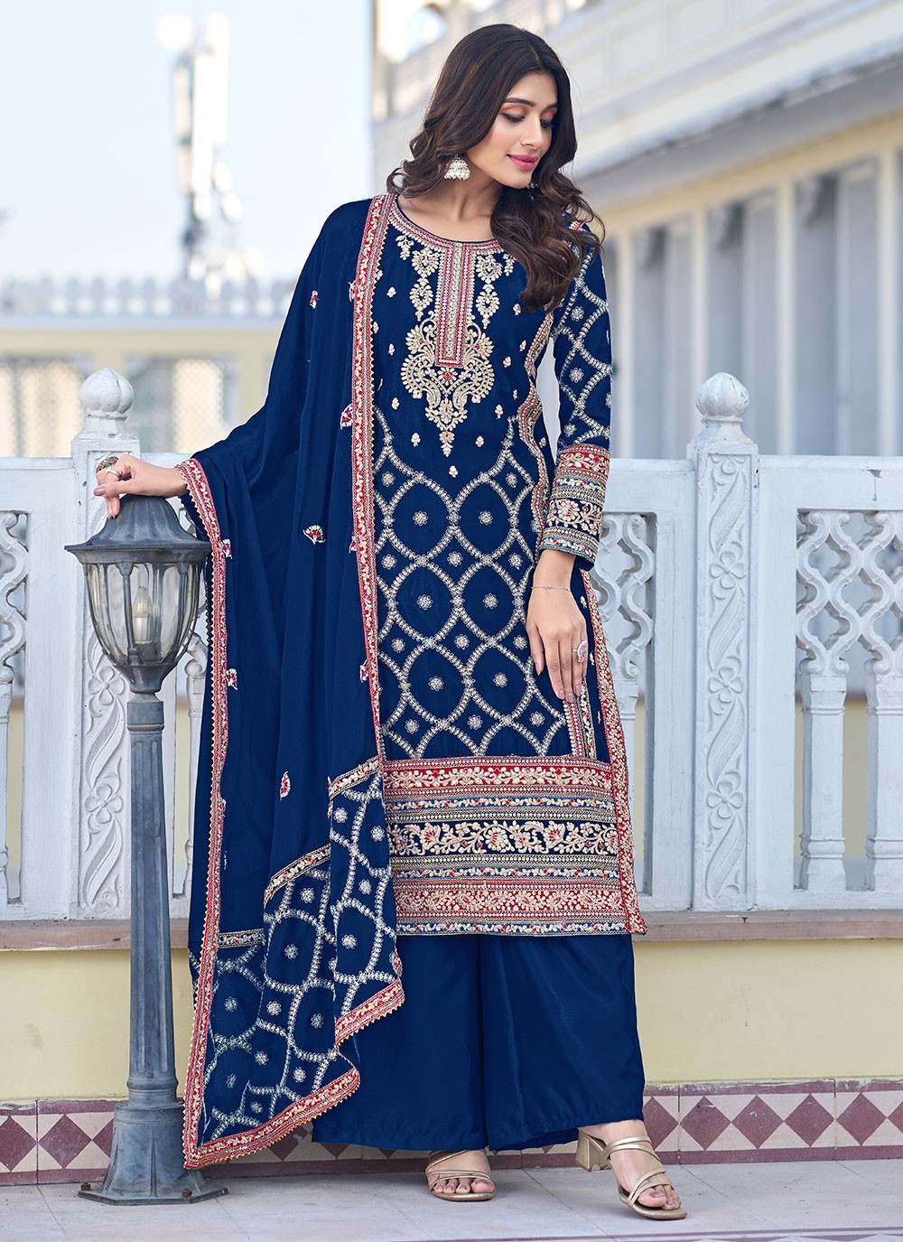 Chinon, Silk Salwar Suit - T1840