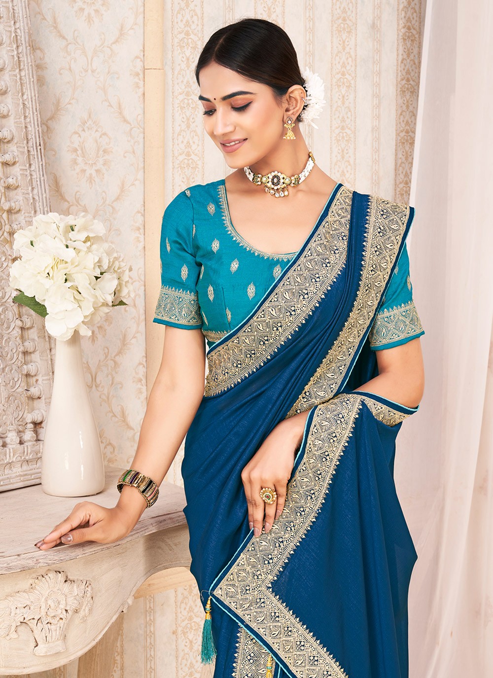 Classic Zari Titan Saree - S9723