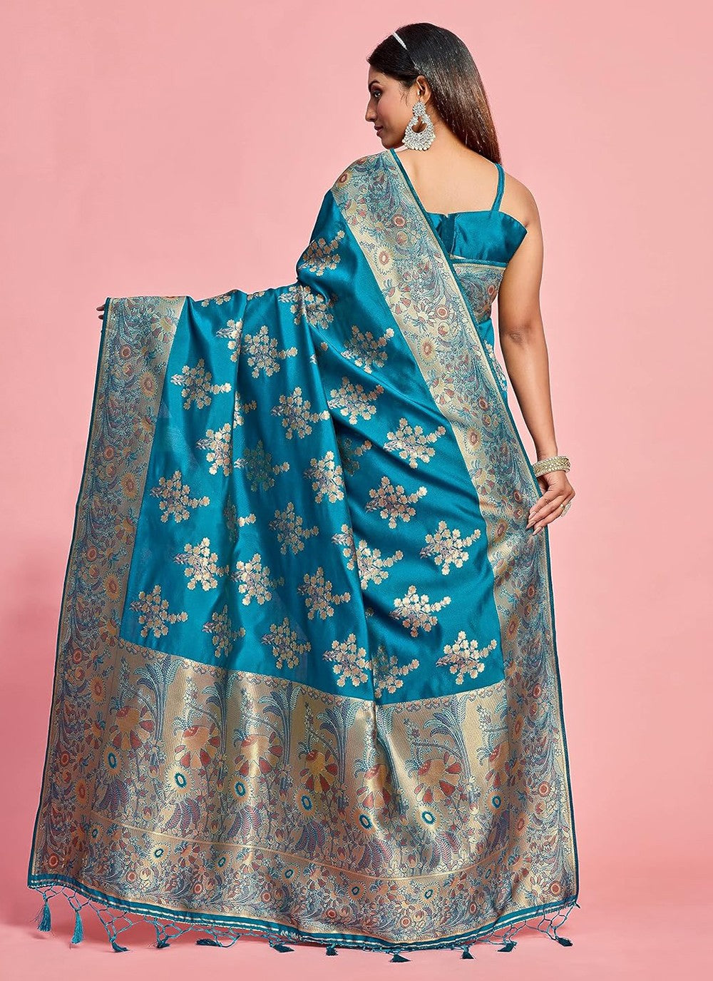 Classic Weaving Zari Kanjivaram Silk Saree - S5315