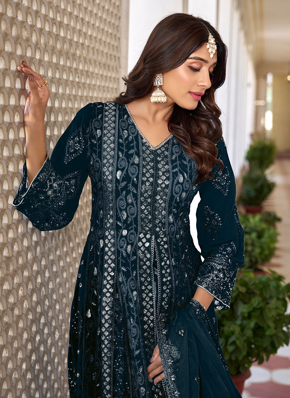 Faux Georgette Salwar Suit - T2167