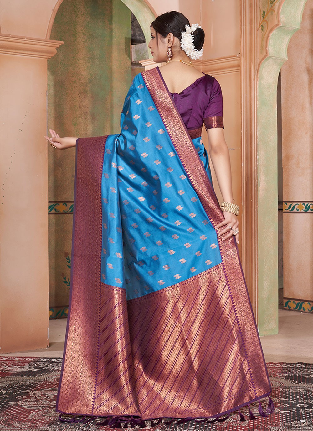 Classic Woven Kanjivaram Silk Saree - S6335