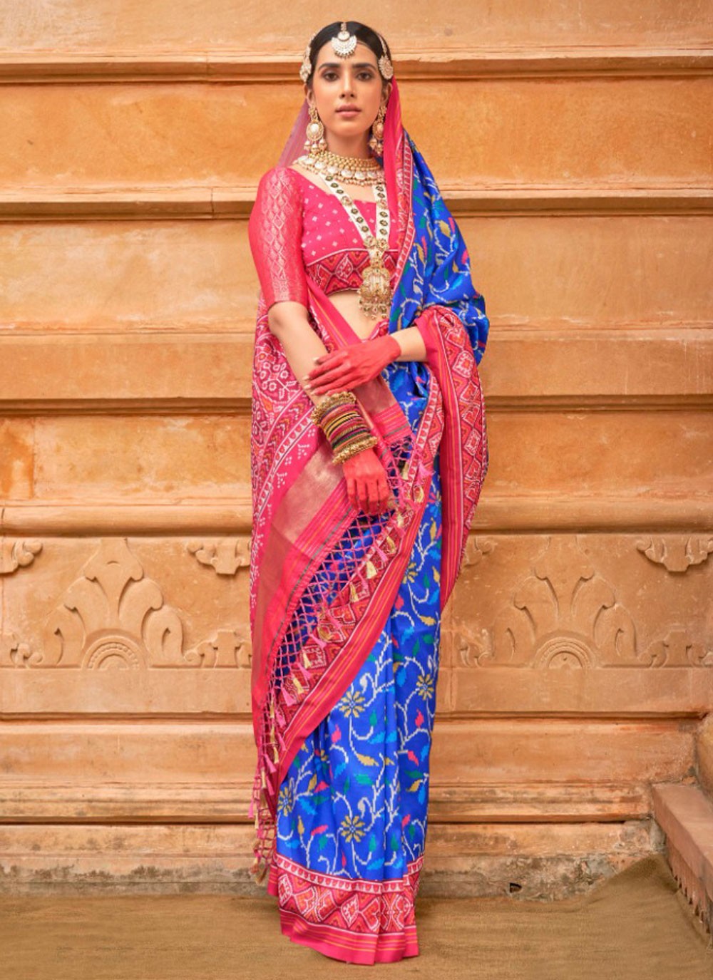 Trendy Patola Print Patola Silk Saree - S5097