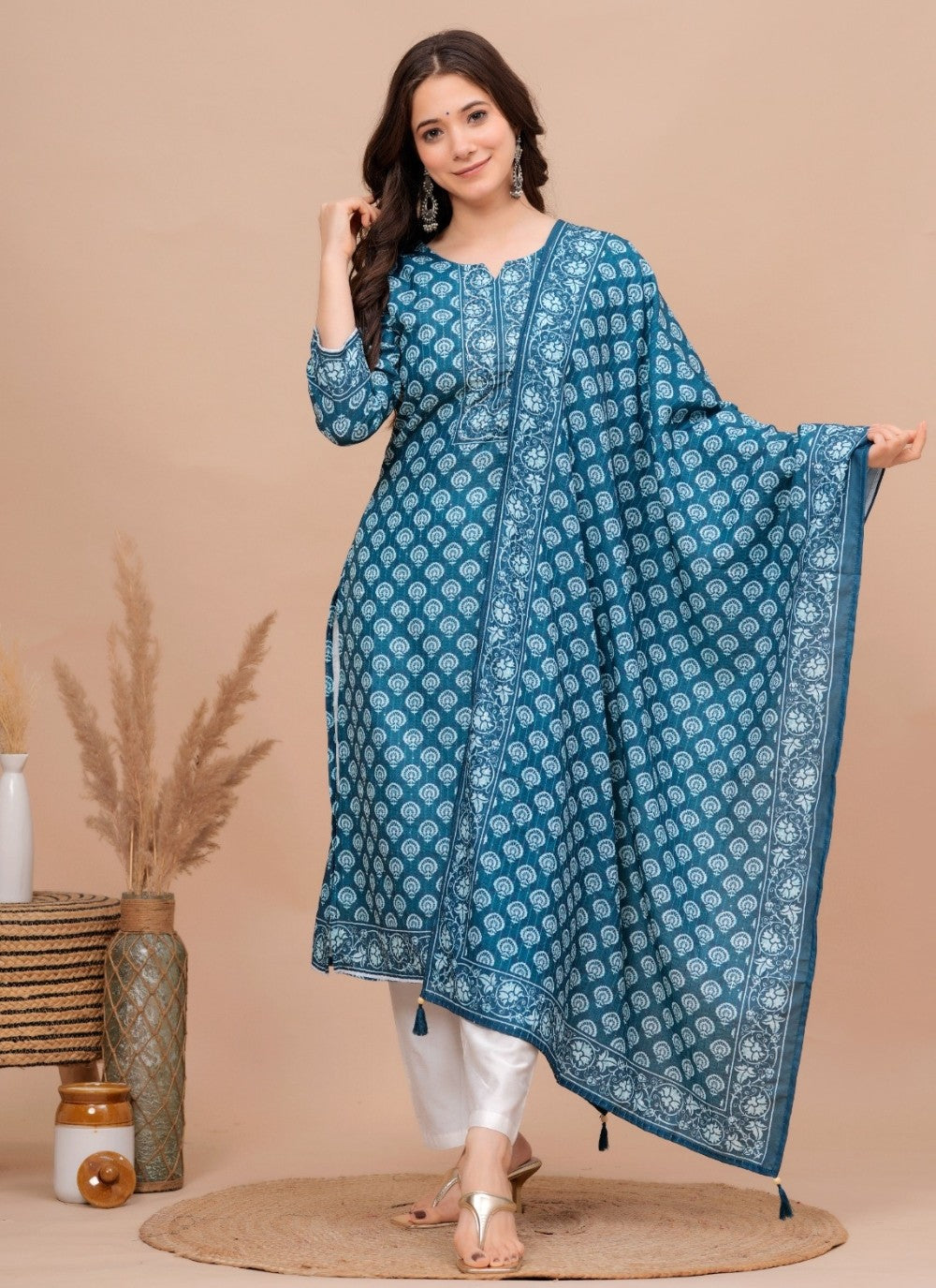 Muslin Salwar Suit - T2329