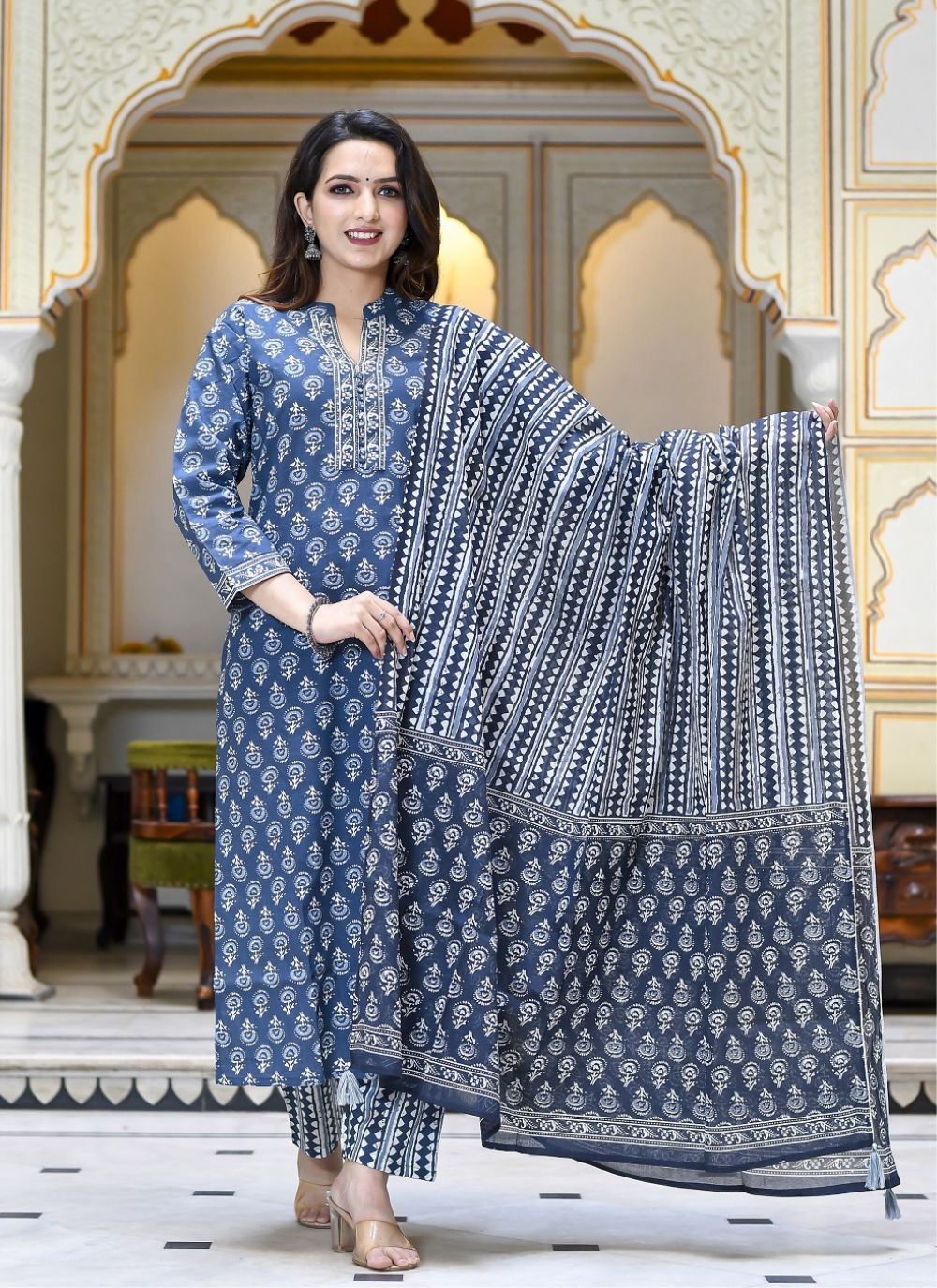 Cotton Salwar Suit - T1763