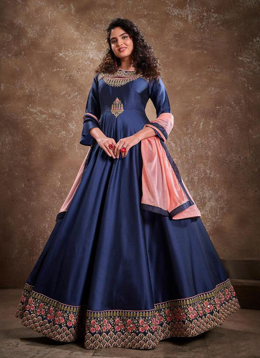 Silk Anarkali - T192