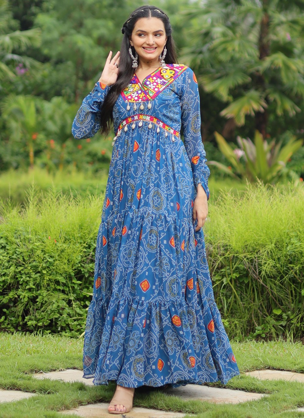 Faux Georgette Gown - G1610