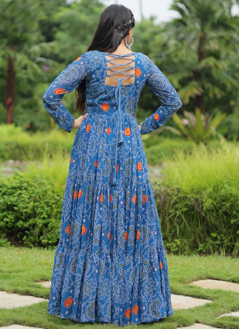 Faux Georgette Gown - G1610