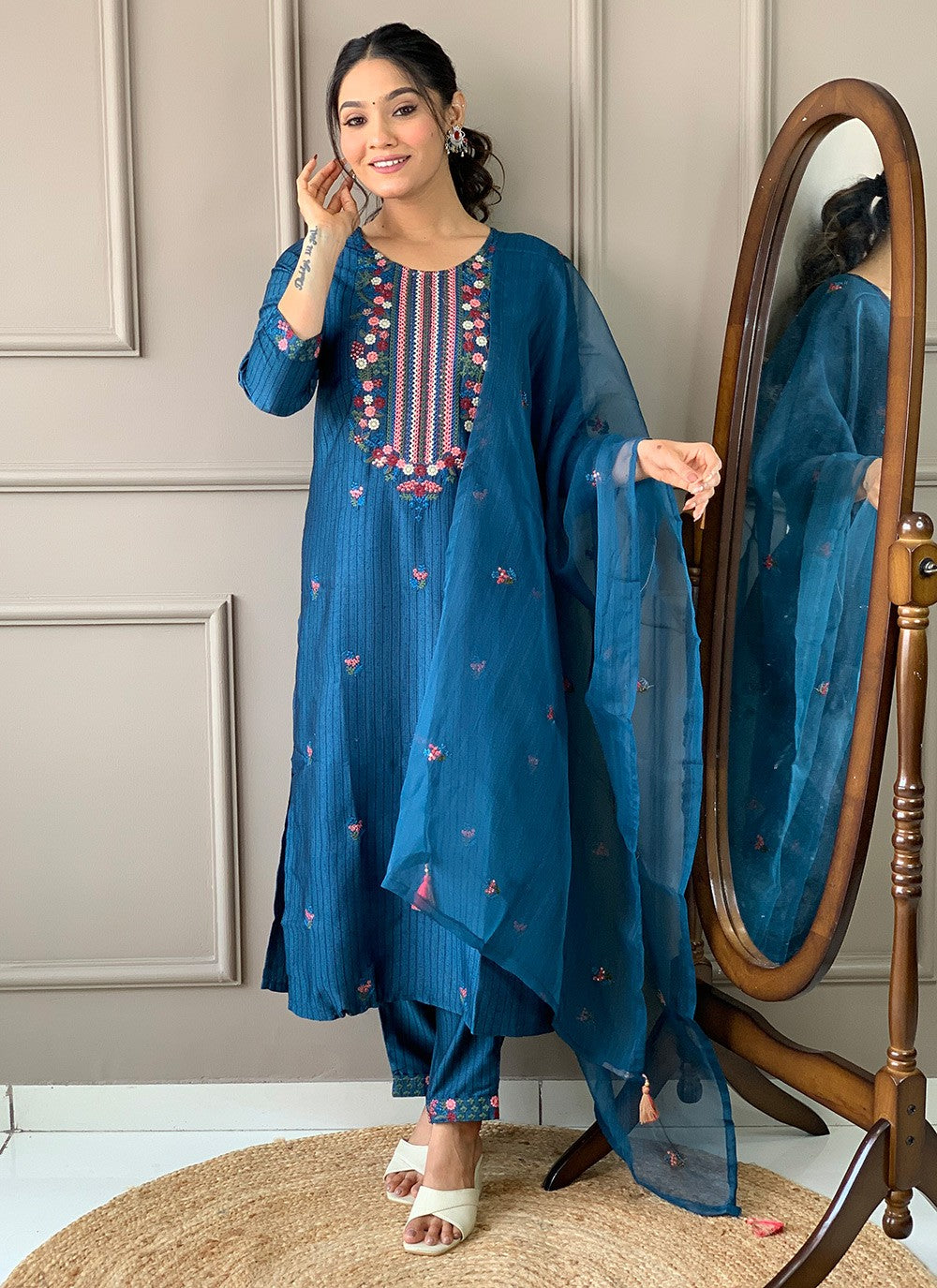 Rayon, Viscose Salwar Suit - T2692