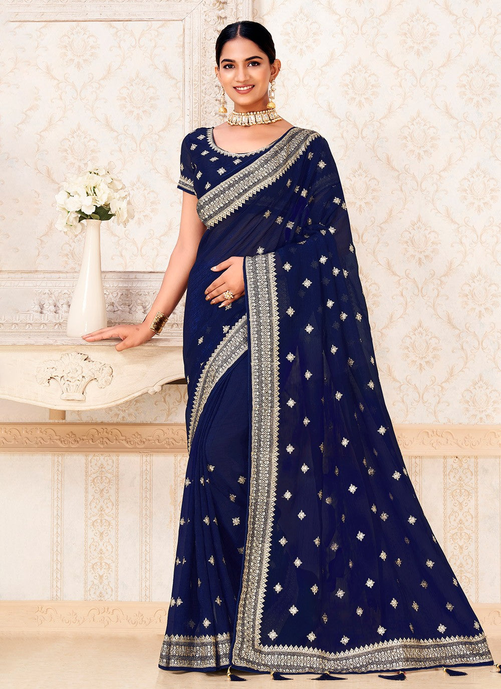 Classic Zari Titan Saree - S9723