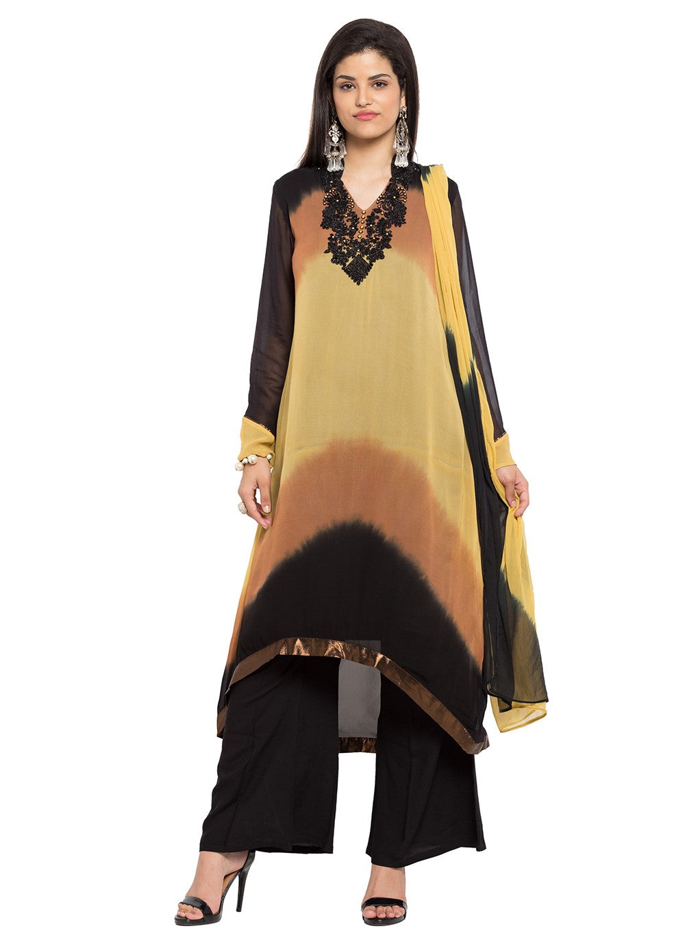 Faux Georgette Salwar Suit - T237