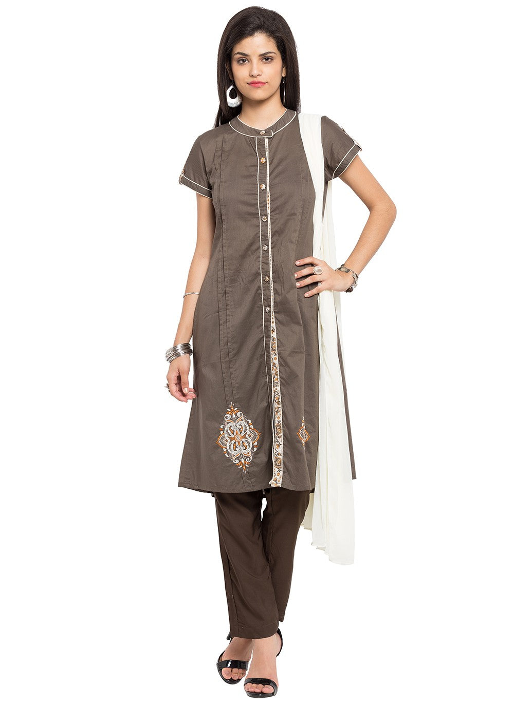 Faux Georgette Salwar Suit - T237