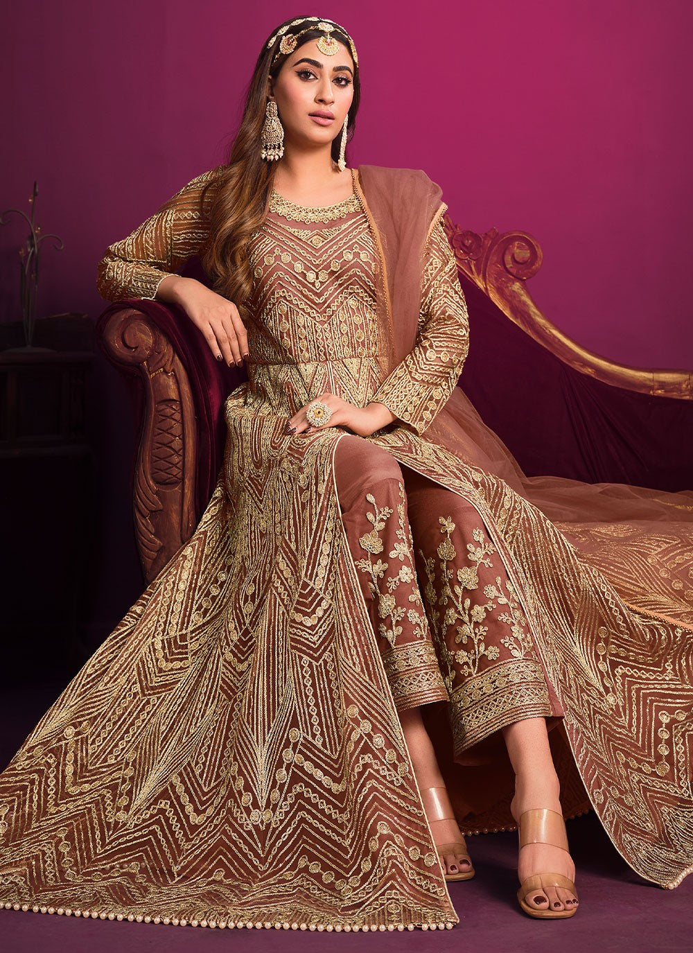 Net Anarkali - T994