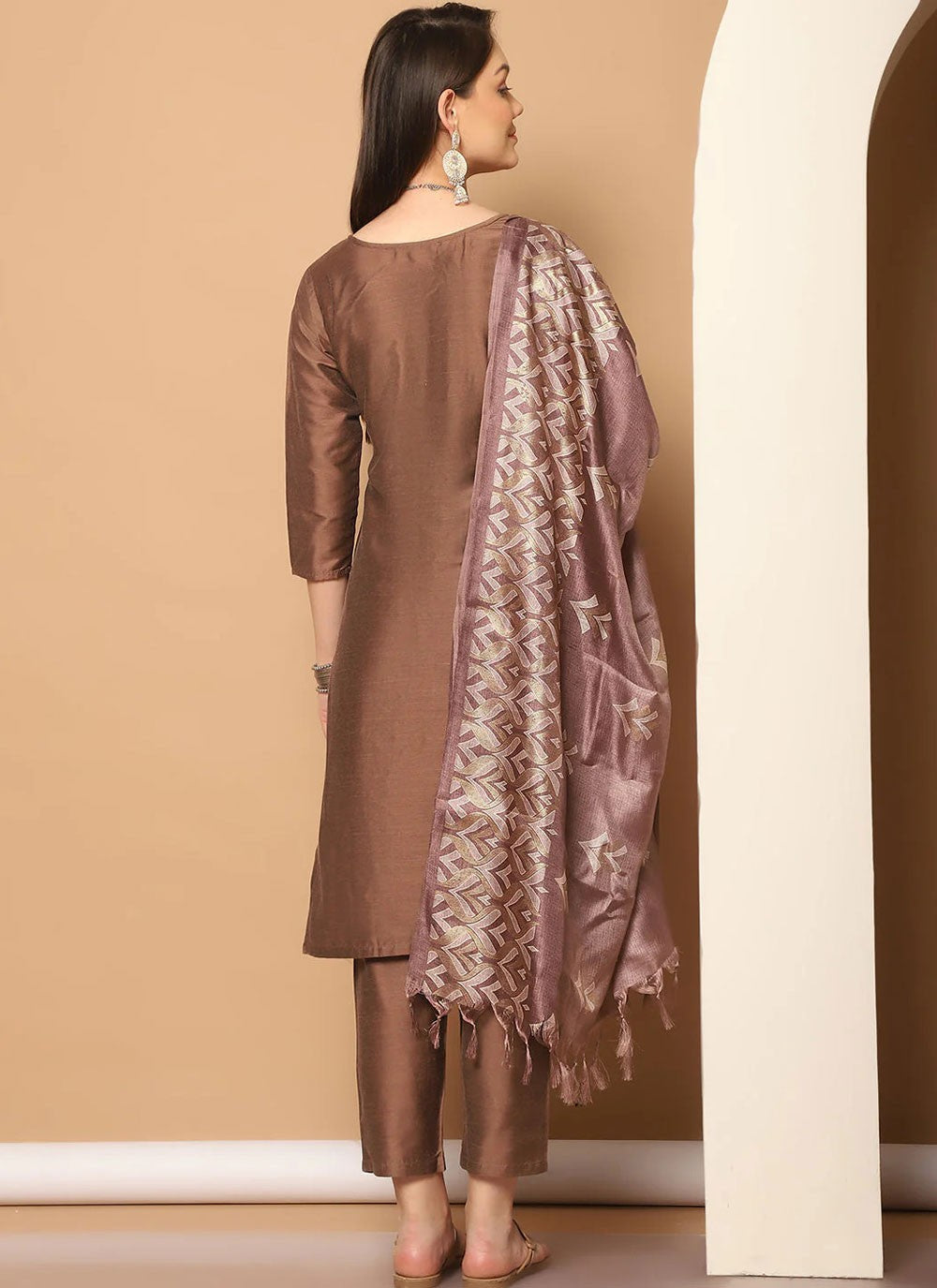 Blended Cotton Salwar Suit - T3972