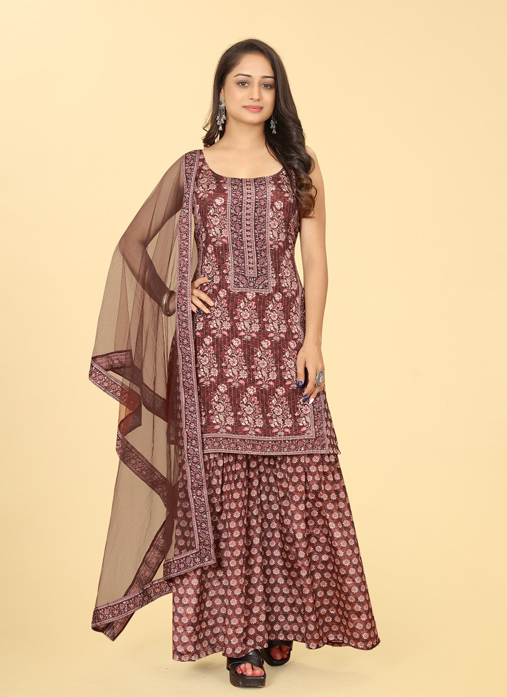 Chinon, Viscose Salwar Suit - T2714