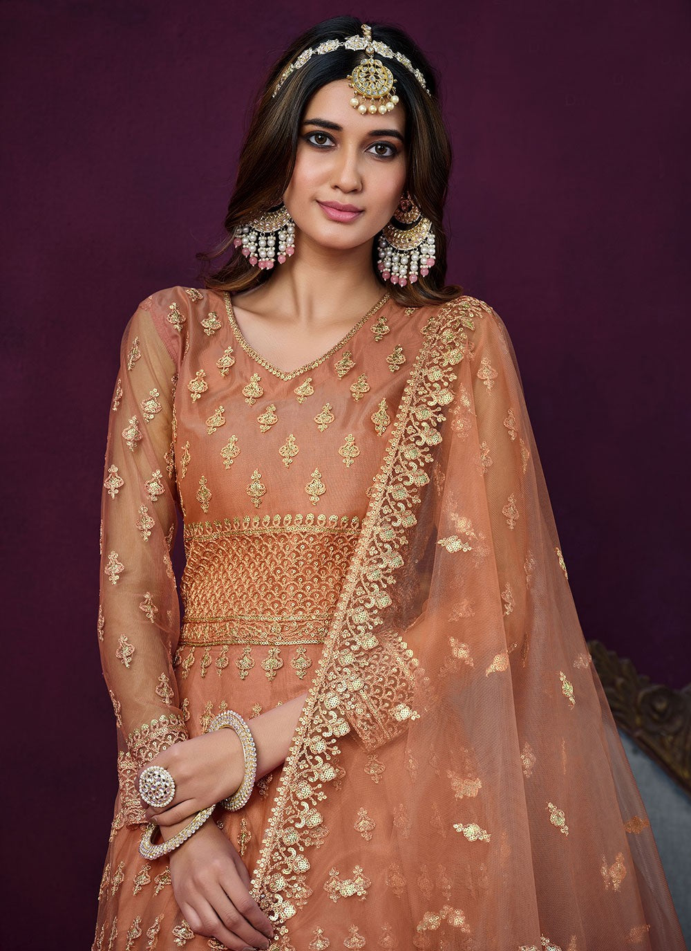 Net Anarkali - T1843