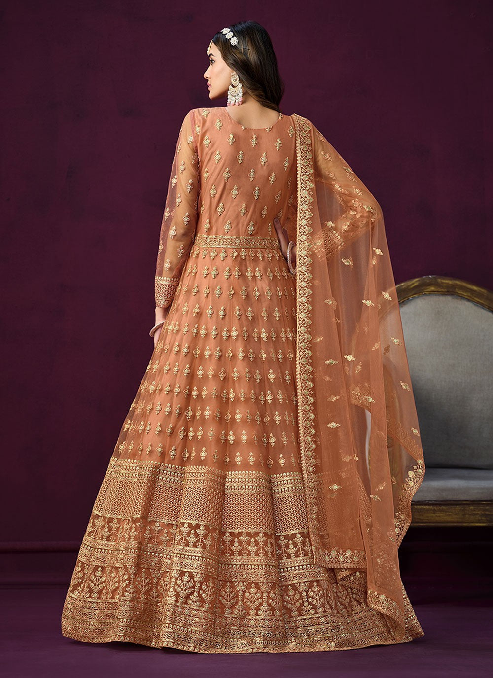 Net Anarkali - T1843