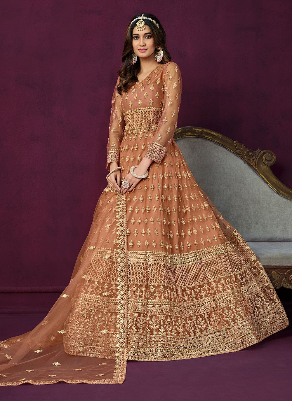 Net Anarkali - T1843