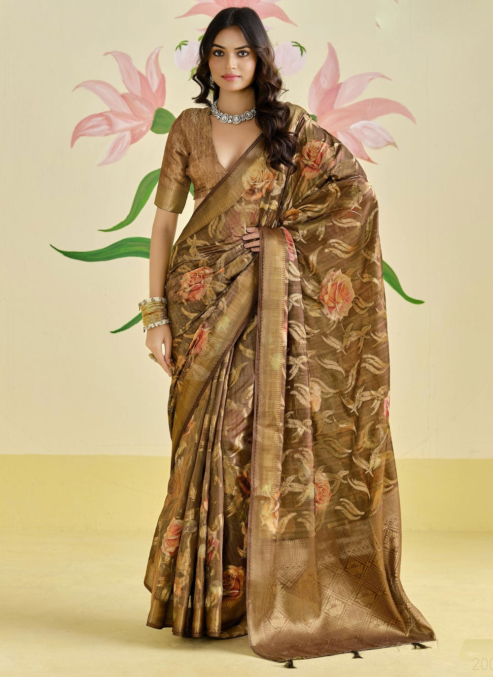 Classic Weaving Zari Silk Saree - S9657