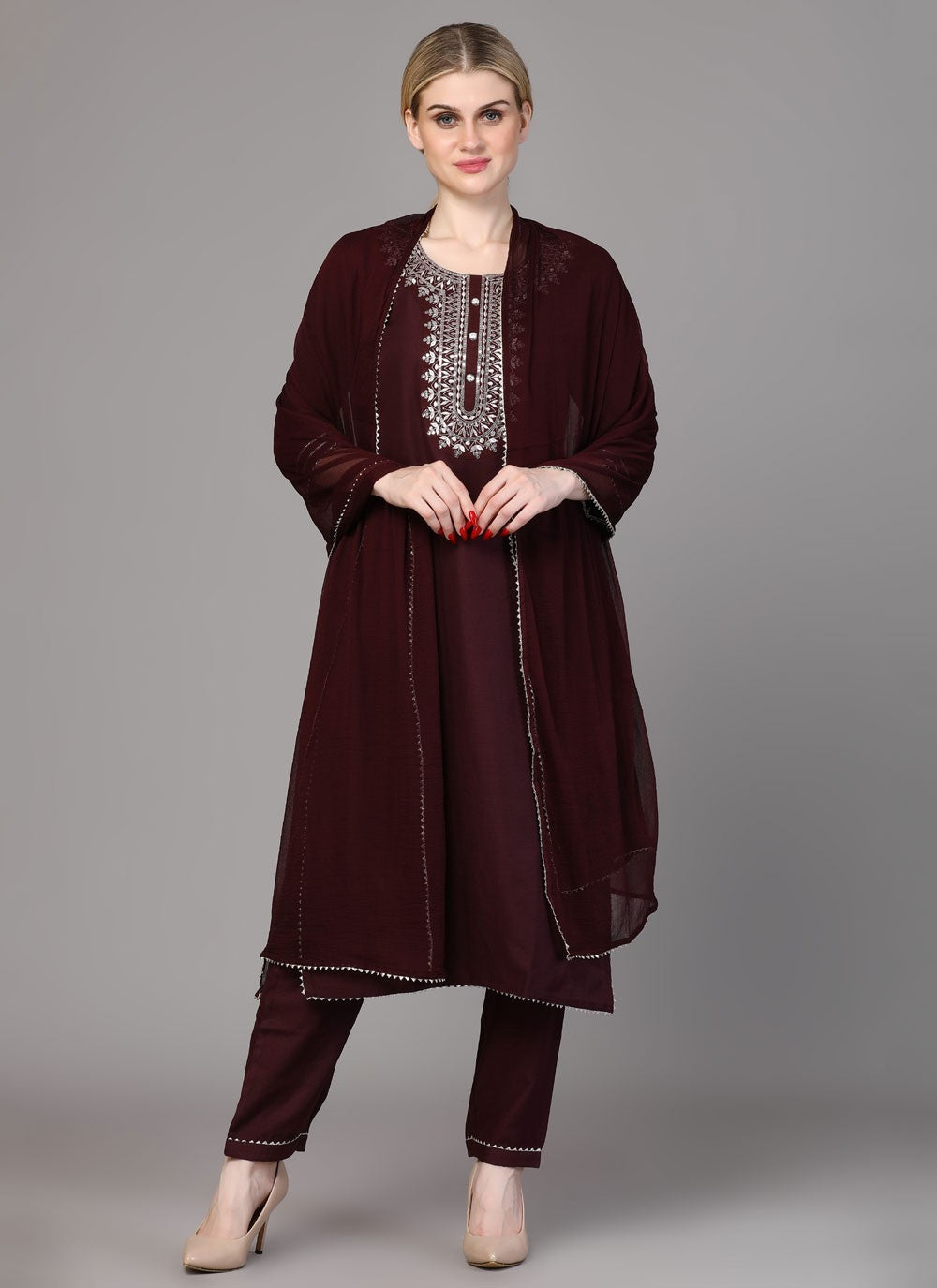 Rayon Salwar Suit - T2381