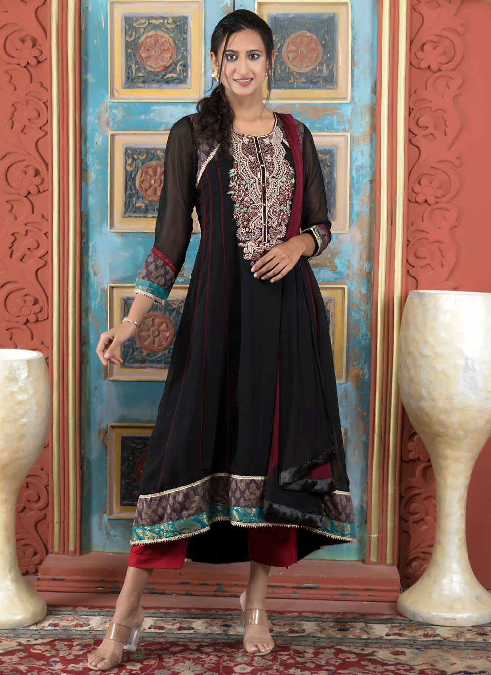 Georgette Salwar Suit - T3918