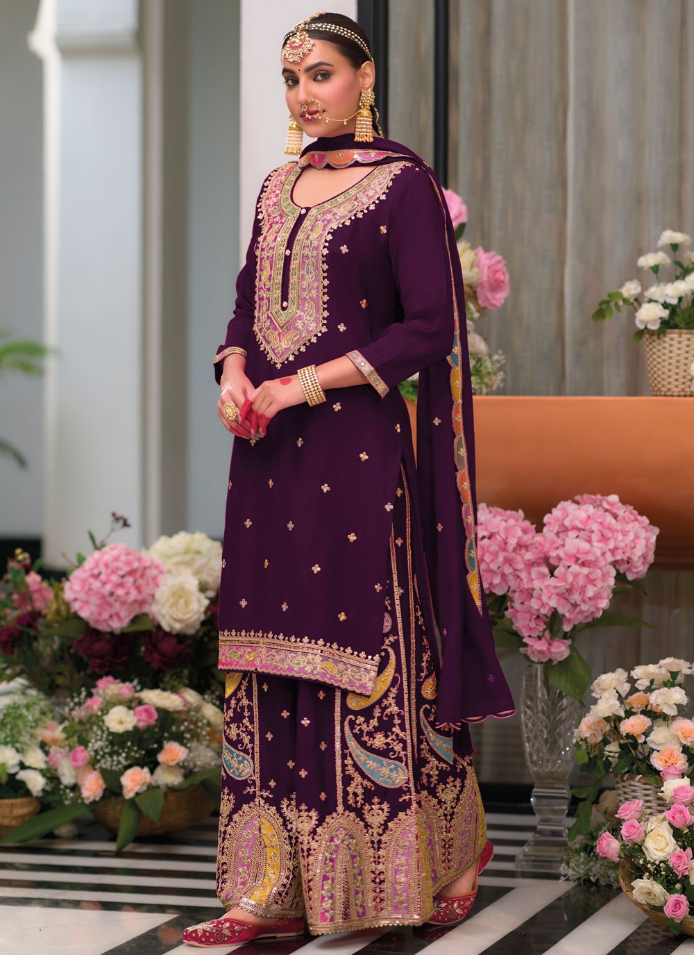 Chinon Salwar Suit - T4177