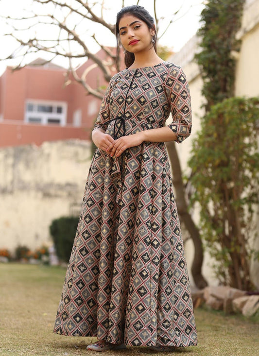 Chanderi Gown - G1004