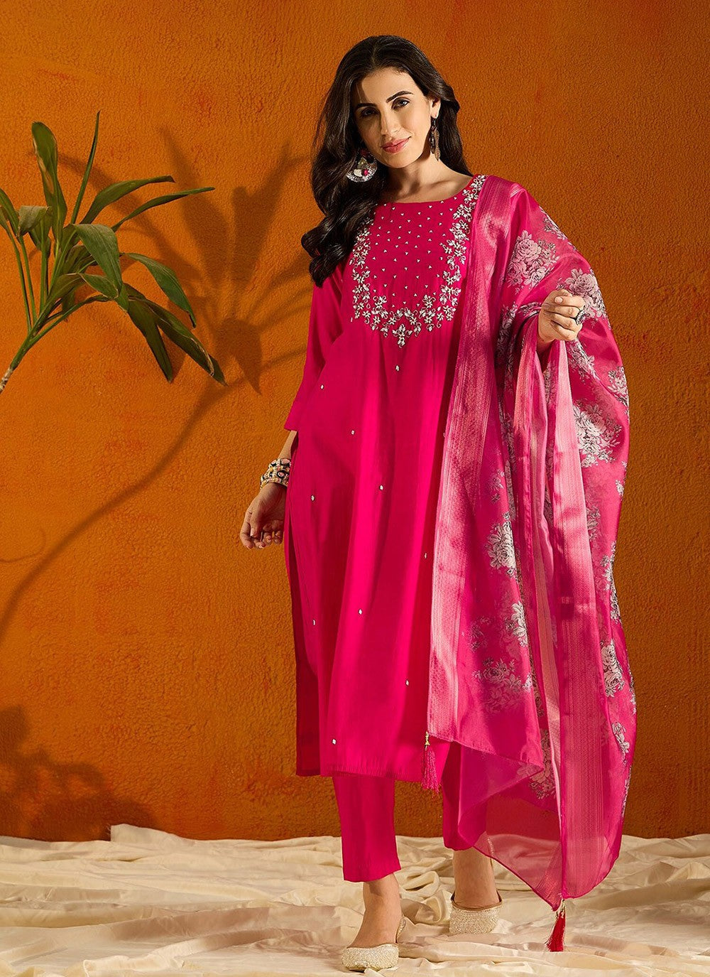 Muslin Pant Style Suit - T3217