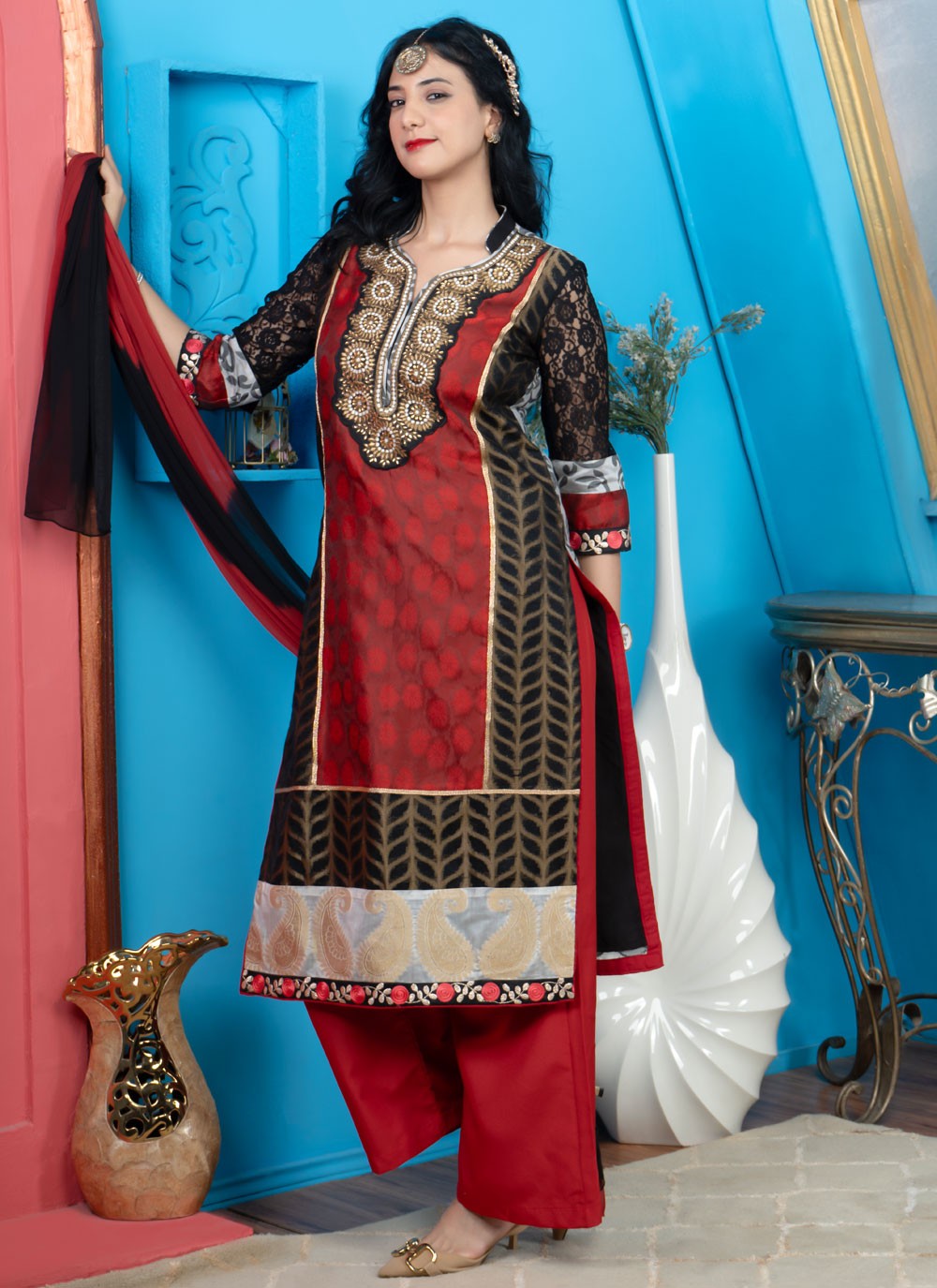 Georgette Salwar Suit - T3260