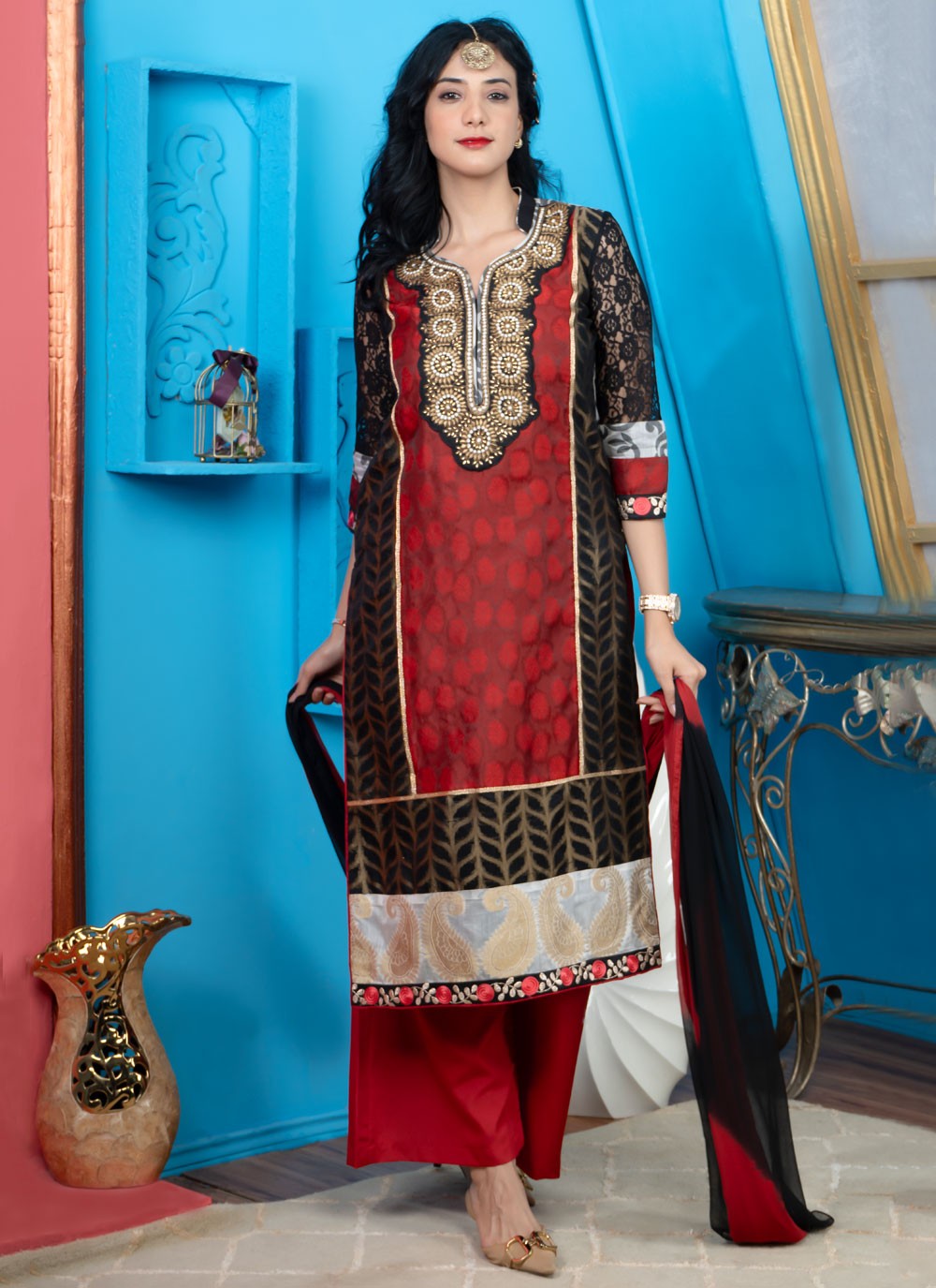 Georgette Salwar Suit - T3260