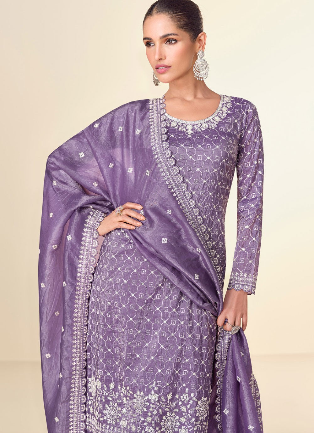 Chinon Salwar Suit - T3800