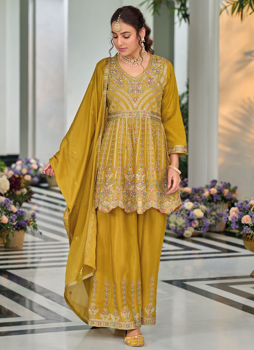 Chinon Salwar Suit - T4063