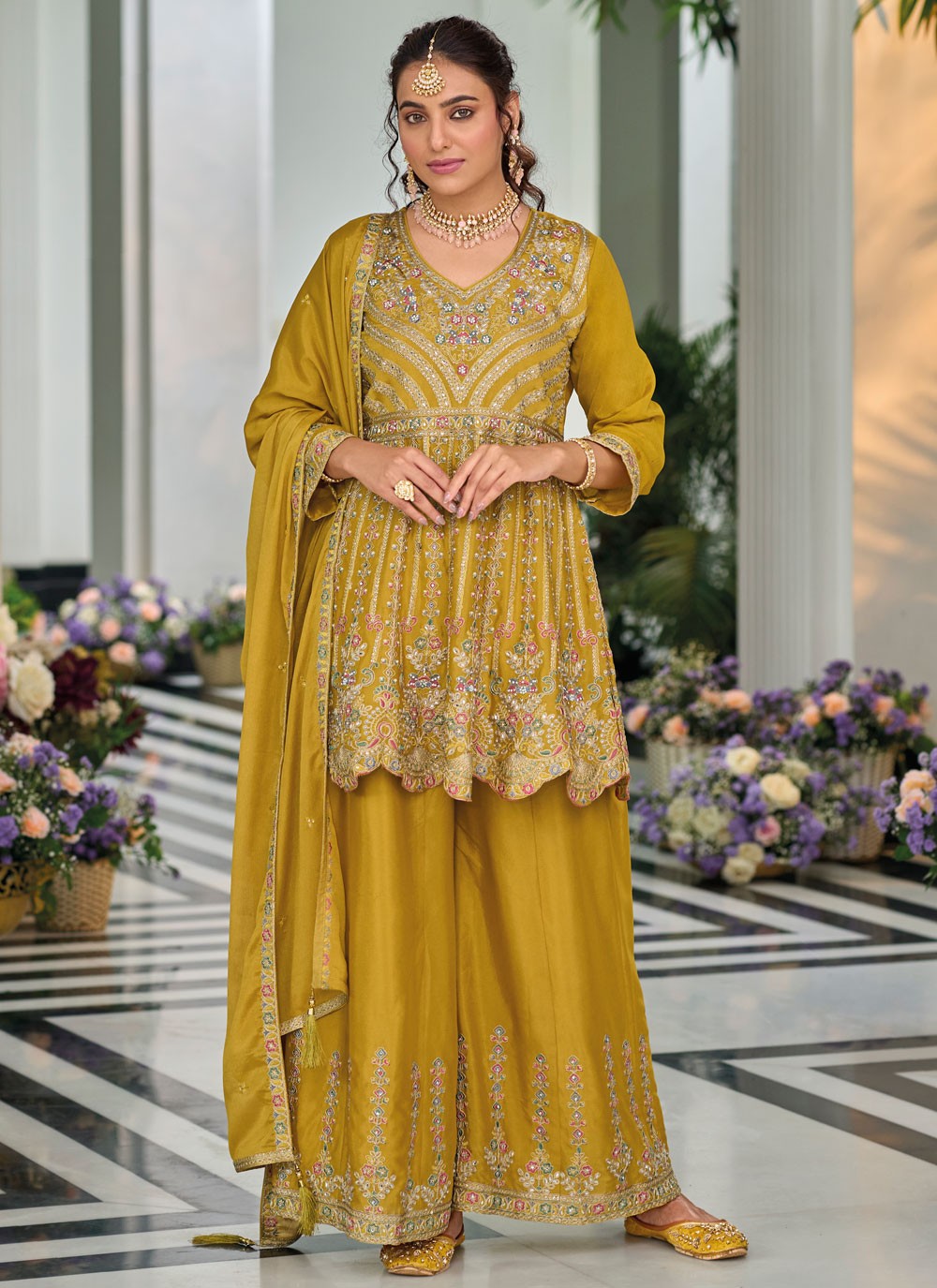 Chinon Salwar Suit - T4063