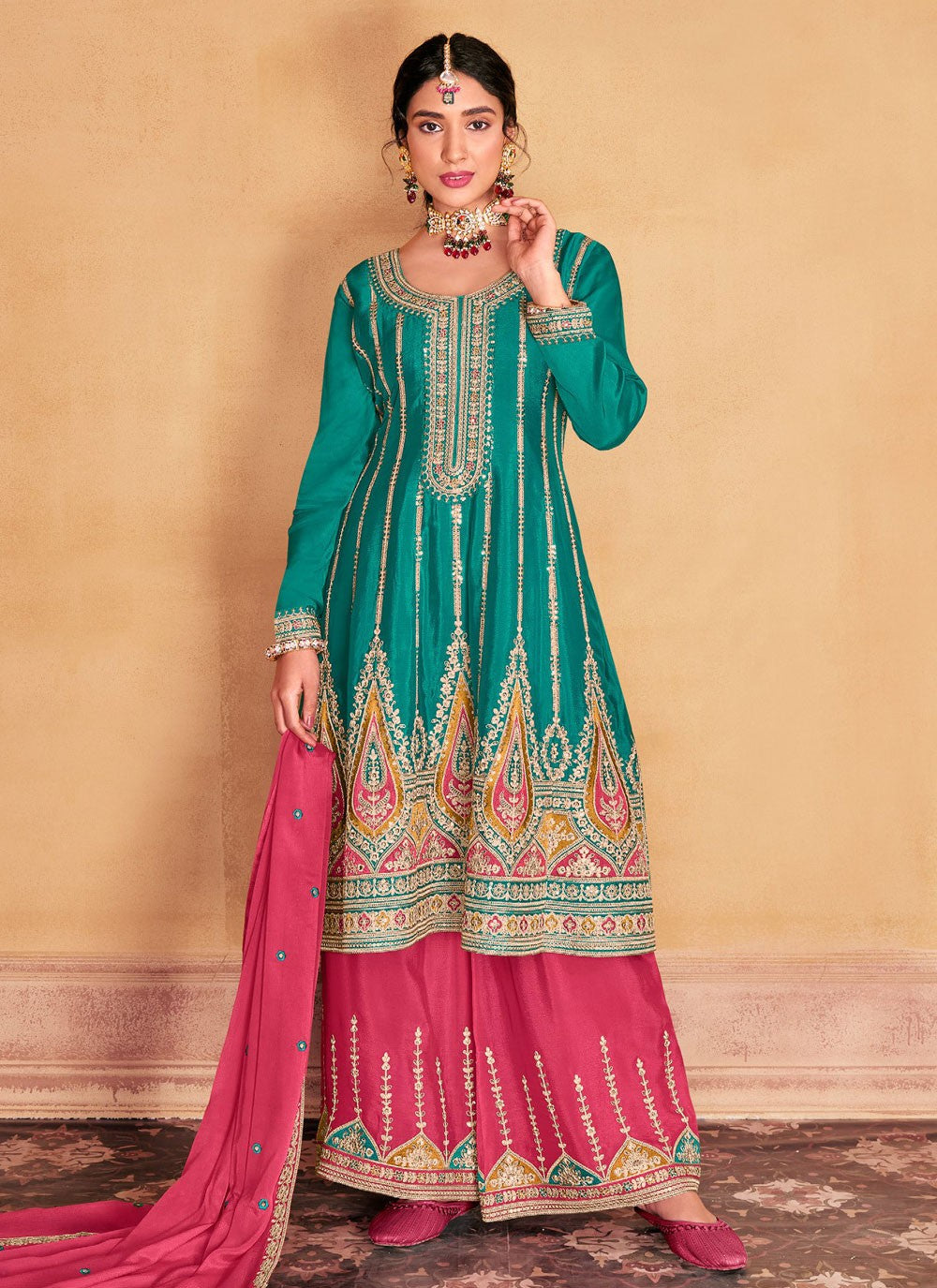 Chinon Salwar Suit - T2390