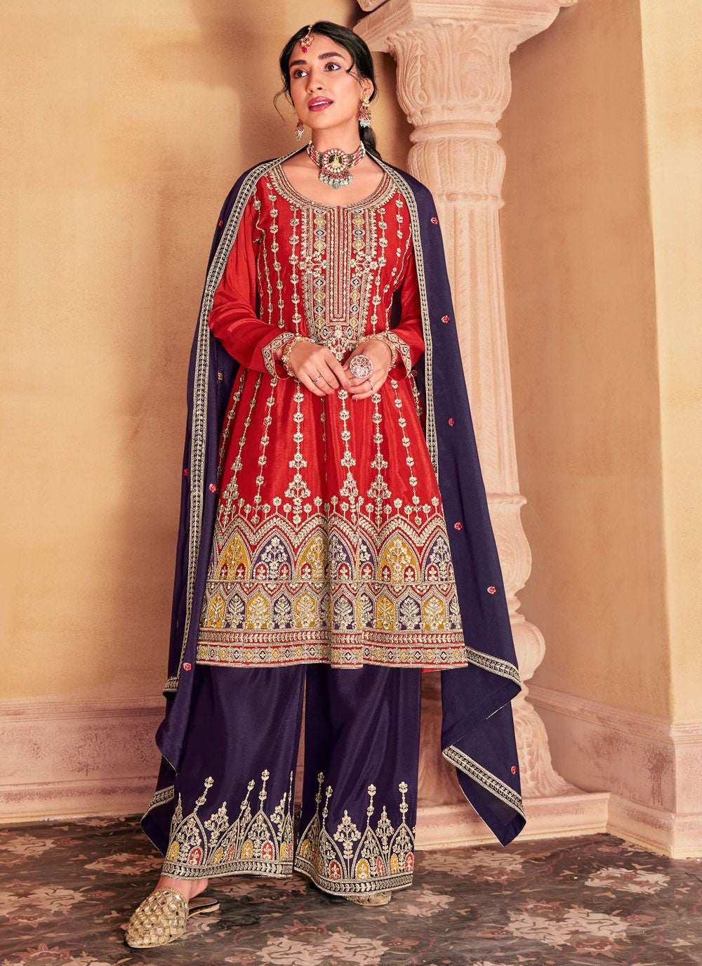 Chinon Salwar Suit - T2390