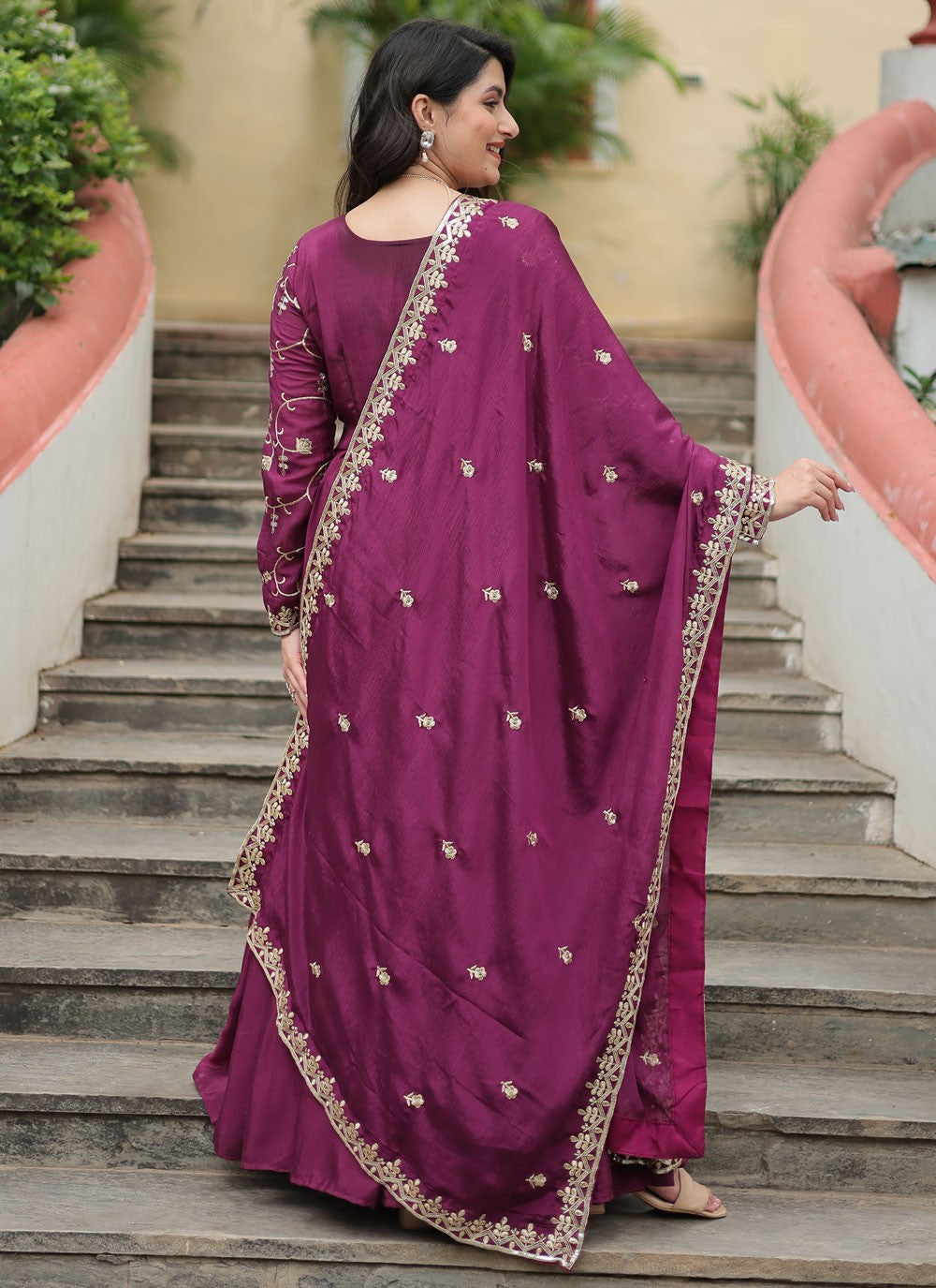 Chinon Salwar Suit - T3928