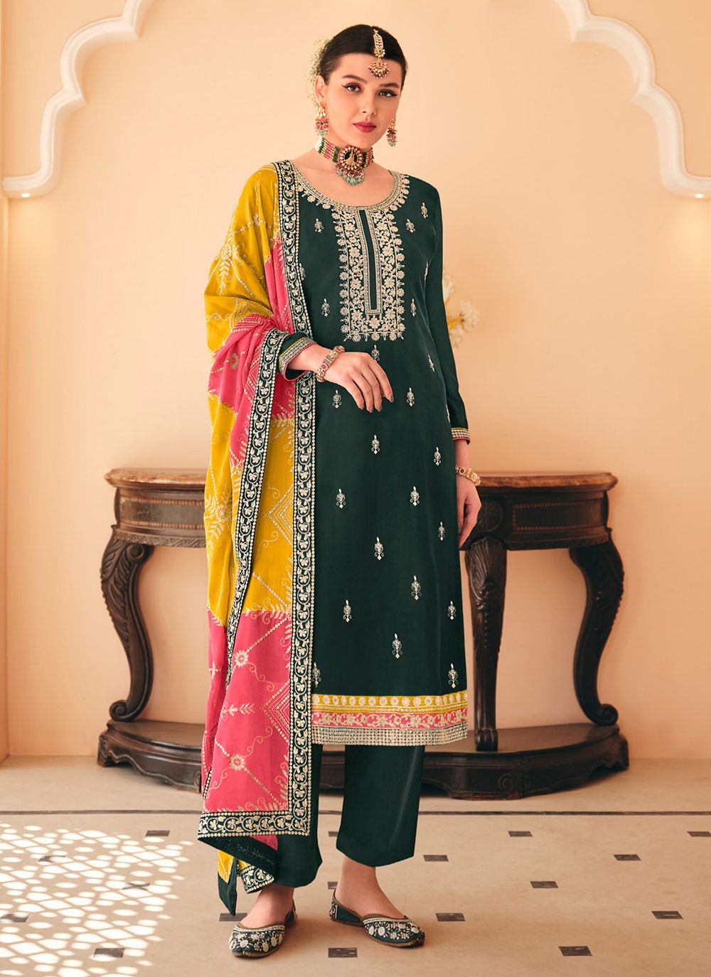 Chinon Salwar Suit - T2616